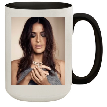 Salma Hayek 15oz Colored Inner & Handle Mug