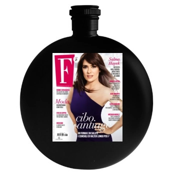 Salma Hayek Round Flask