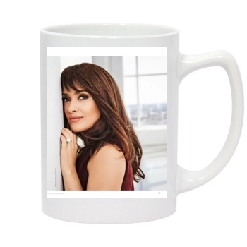 Salma Hayek 14oz White Statesman Mug