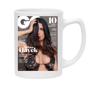 Salma Hayek 14oz White Statesman Mug