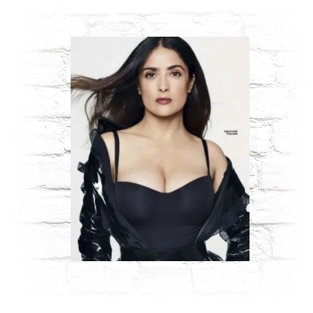 Salma Hayek Metal Wall Art