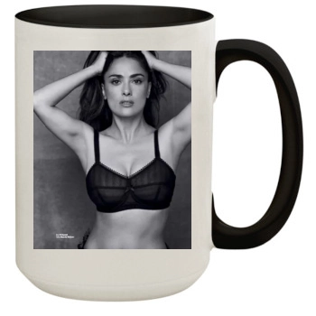 Salma Hayek 15oz Colored Inner & Handle Mug