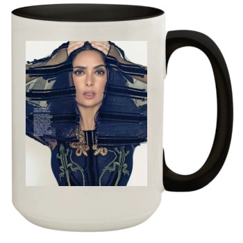 Salma Hayek 15oz Colored Inner & Handle Mug