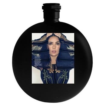 Salma Hayek Round Flask