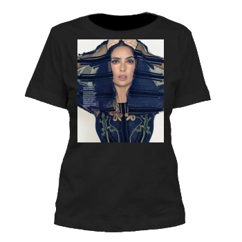 Salma Hayek Women's Cut T-Shirt