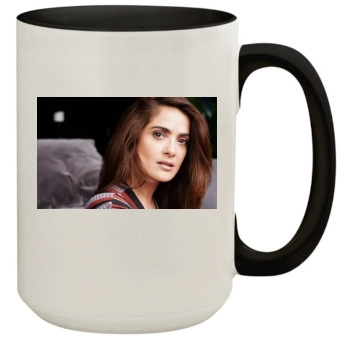 Salma Hayek 15oz Colored Inner & Handle Mug