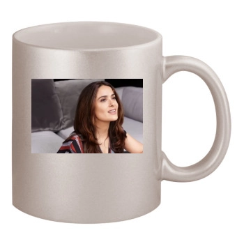 Salma Hayek 11oz Metallic Silver Mug