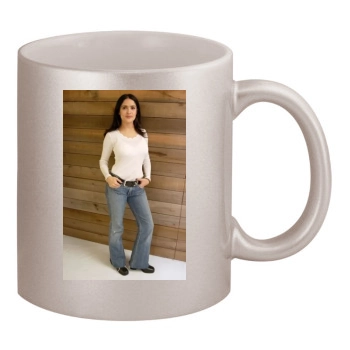 Salma Hayek 11oz Metallic Silver Mug