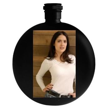 Salma Hayek Round Flask