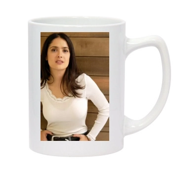 Salma Hayek 14oz White Statesman Mug