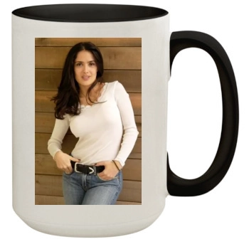 Salma Hayek 15oz Colored Inner & Handle Mug