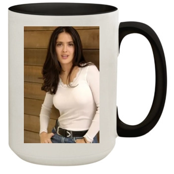 Salma Hayek 15oz Colored Inner & Handle Mug