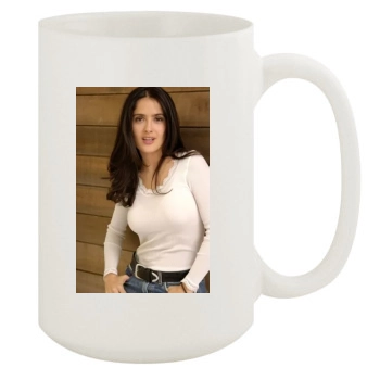 Salma Hayek 15oz White Mug