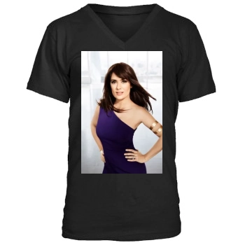 Salma Hayek Men's V-Neck T-Shirt