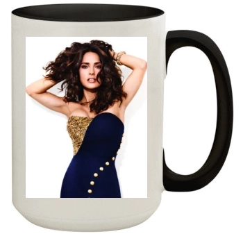 Salma Hayek 15oz Colored Inner & Handle Mug