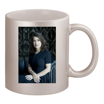 Salma Hayek 11oz Metallic Silver Mug