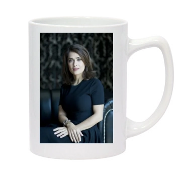 Salma Hayek 14oz White Statesman Mug