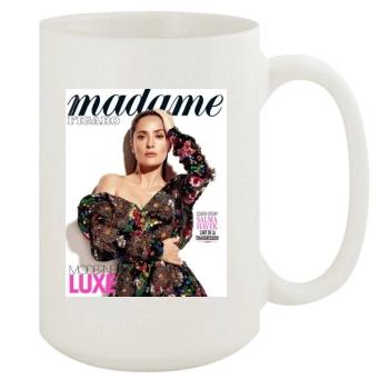 Salma Hayek 15oz White Mug