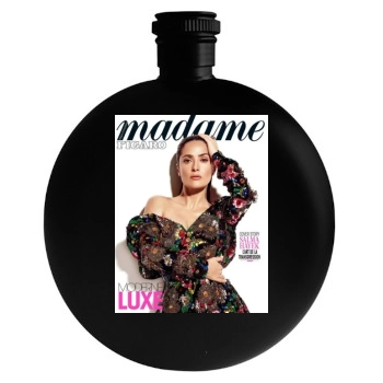 Salma Hayek Round Flask