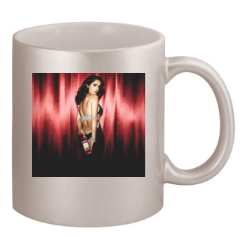 Salma Hayek 11oz Metallic Silver Mug