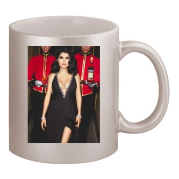 Salma Hayek 11oz Metallic Silver Mug