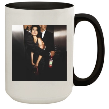 Salma Hayek 15oz Colored Inner & Handle Mug