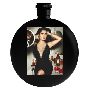 Salma Hayek Round Flask