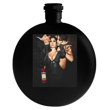 Salma Hayek Round Flask