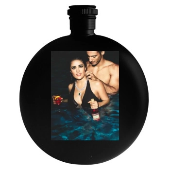 Salma Hayek Round Flask