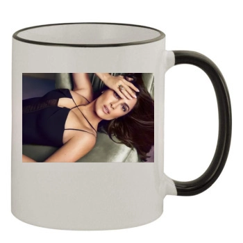 Salma Hayek 11oz Colored Rim & Handle Mug