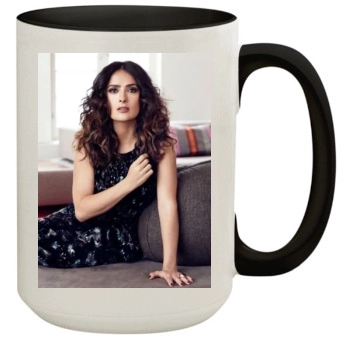 Salma Hayek 15oz Colored Inner & Handle Mug