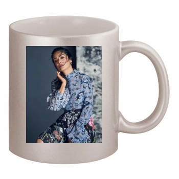 Salma Hayek 11oz Metallic Silver Mug