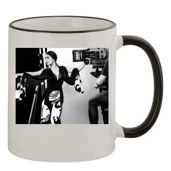 Salma Hayek 11oz Colored Rim & Handle Mug