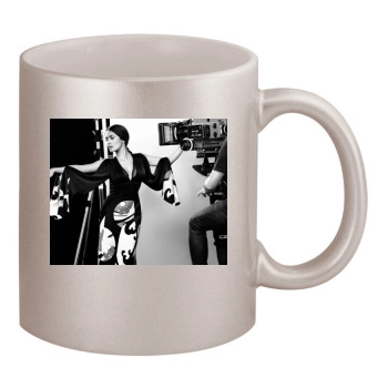 Salma Hayek 11oz Metallic Silver Mug