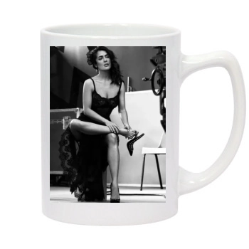 Salma Hayek 14oz White Statesman Mug