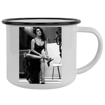 Salma Hayek Camping Mug