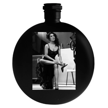 Salma Hayek Round Flask