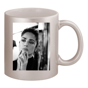 Salma Hayek 11oz Metallic Silver Mug