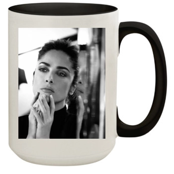 Salma Hayek 15oz Colored Inner & Handle Mug