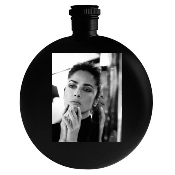 Salma Hayek Round Flask