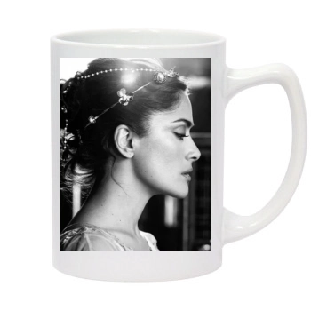 Salma Hayek 14oz White Statesman Mug