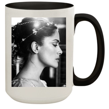 Salma Hayek 15oz Colored Inner & Handle Mug