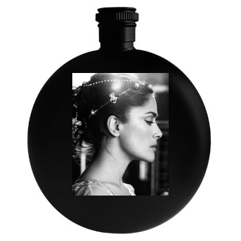 Salma Hayek Round Flask