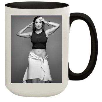 Salma Hayek 15oz Colored Inner & Handle Mug