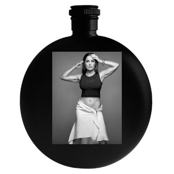 Salma Hayek Round Flask