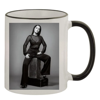 Salma Hayek 11oz Colored Rim & Handle Mug