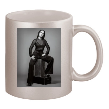 Salma Hayek 11oz Metallic Silver Mug