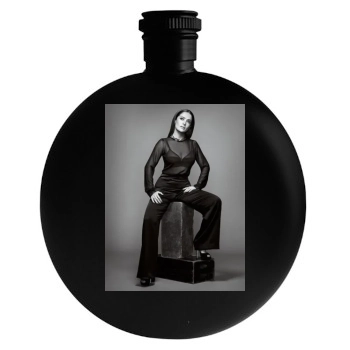 Salma Hayek Round Flask