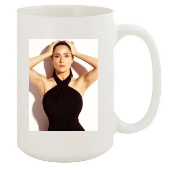 Salma Hayek 15oz White Mug