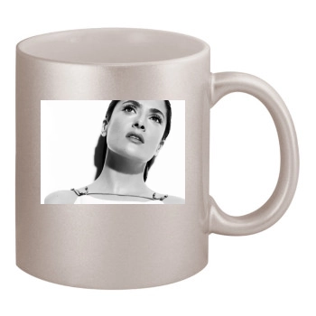 Salma Hayek 11oz Metallic Silver Mug